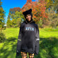 DFTM gothic chrome hoodie with charms