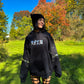 DFTM gothic chrome hoodie with charms